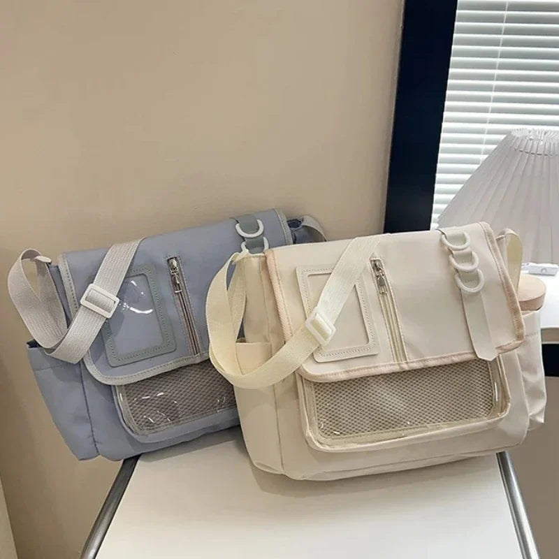 Ita Display Crossbody Bag | Clear Window & Adjustable Strap | Braviixx