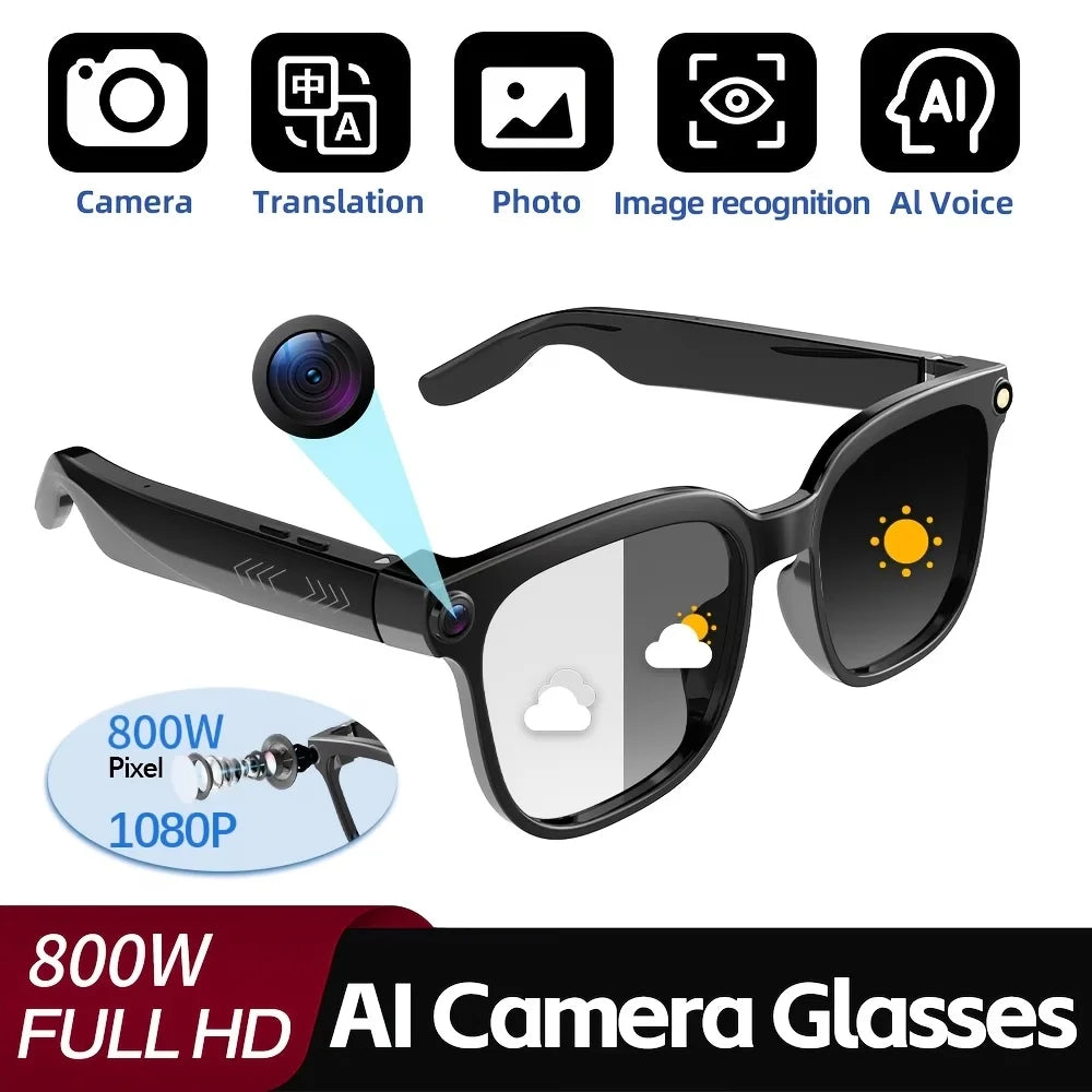 Camera Smart Glasses with Bluetooth Audio | Braviixx