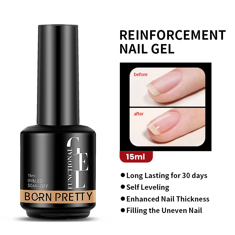 Rubber Base & Nail Gel Coats, 15ml | Braviixx
