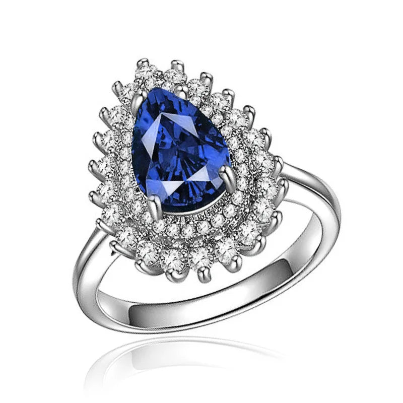 Water-Drop Zircon-Style Ring | Braviixx