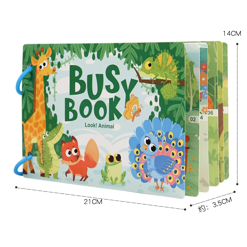 Kids' Reusable Sticker Quiet Book | Braviixx