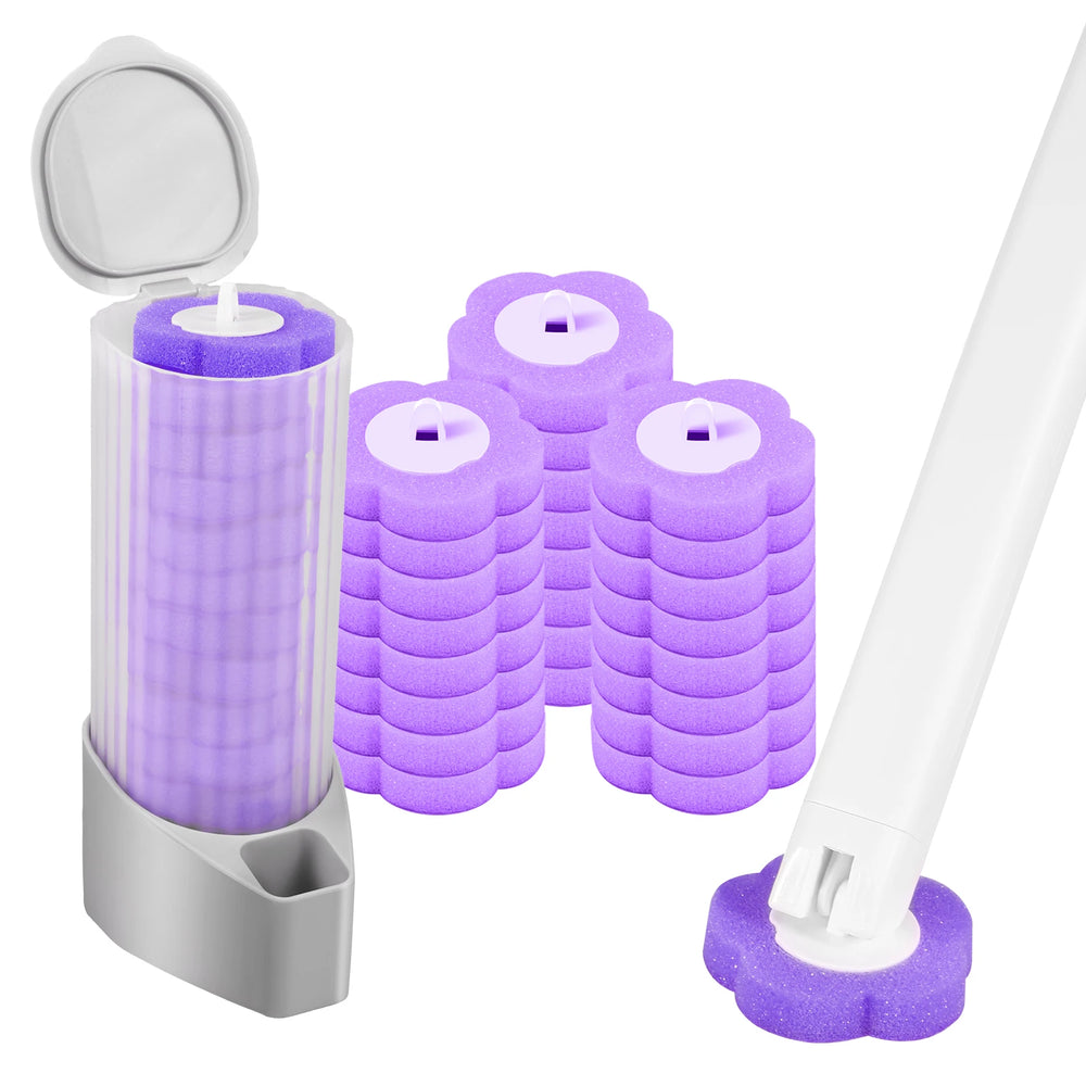 Disposable-Head Toilet Cleaning Brush | Braviixx