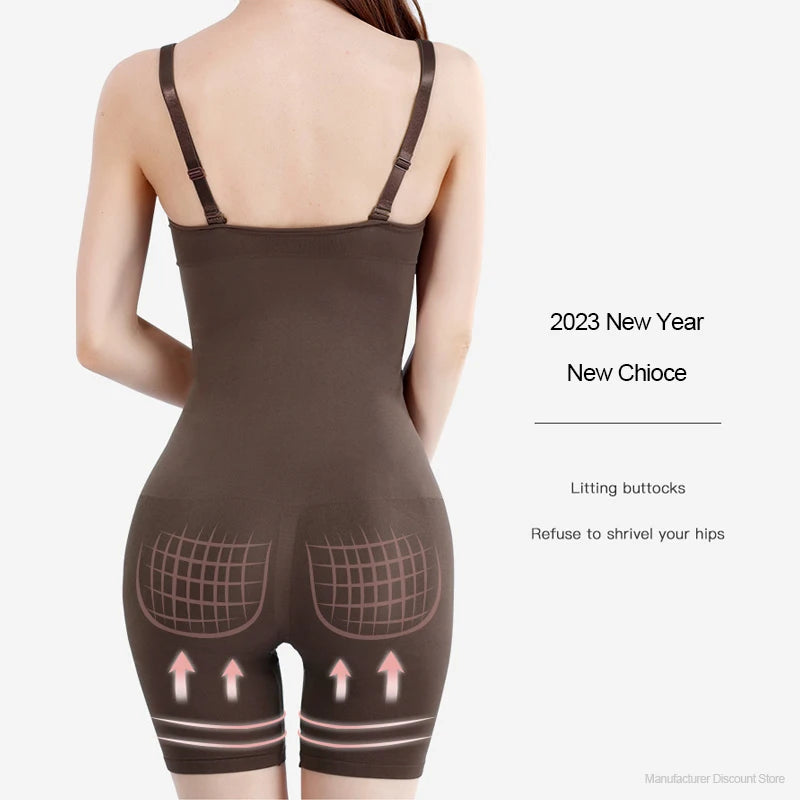 Women's Mid-Thigh Shapewear Bodysuit | Braviixx