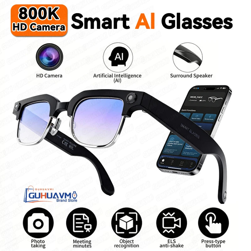 W630 Camera Smart Glasses with Bluetooth Audio | Braviixx