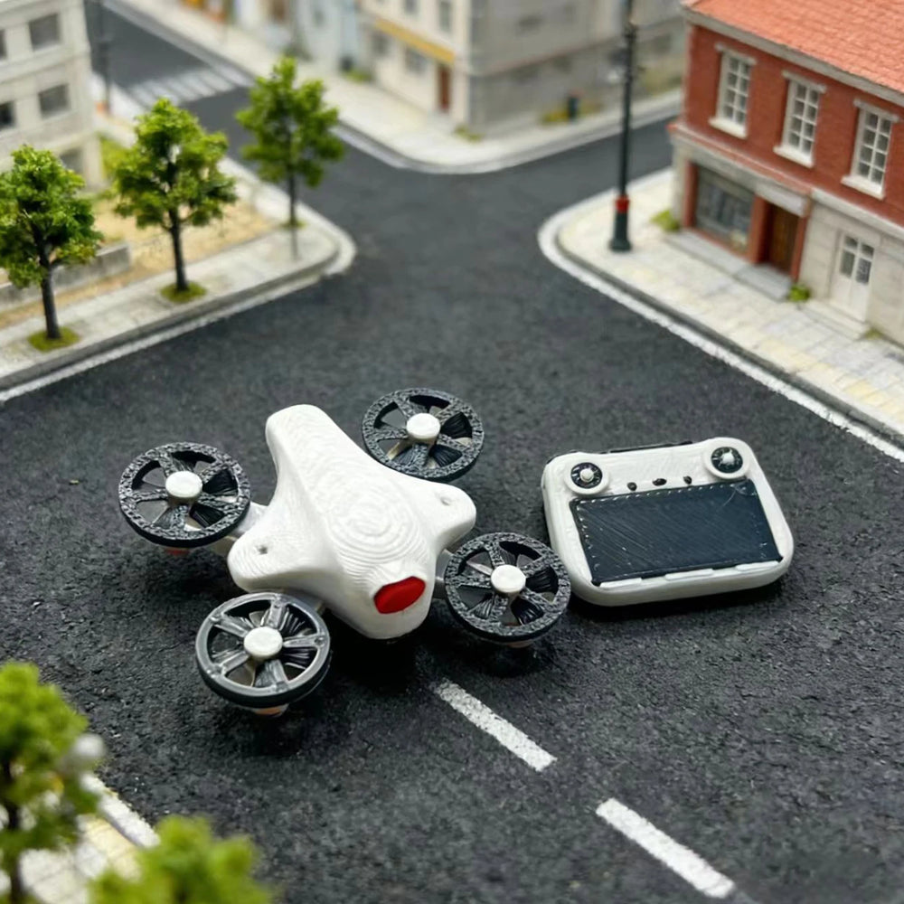 2-Piece 1:12 Miniature Drone Model Props | Braviixx