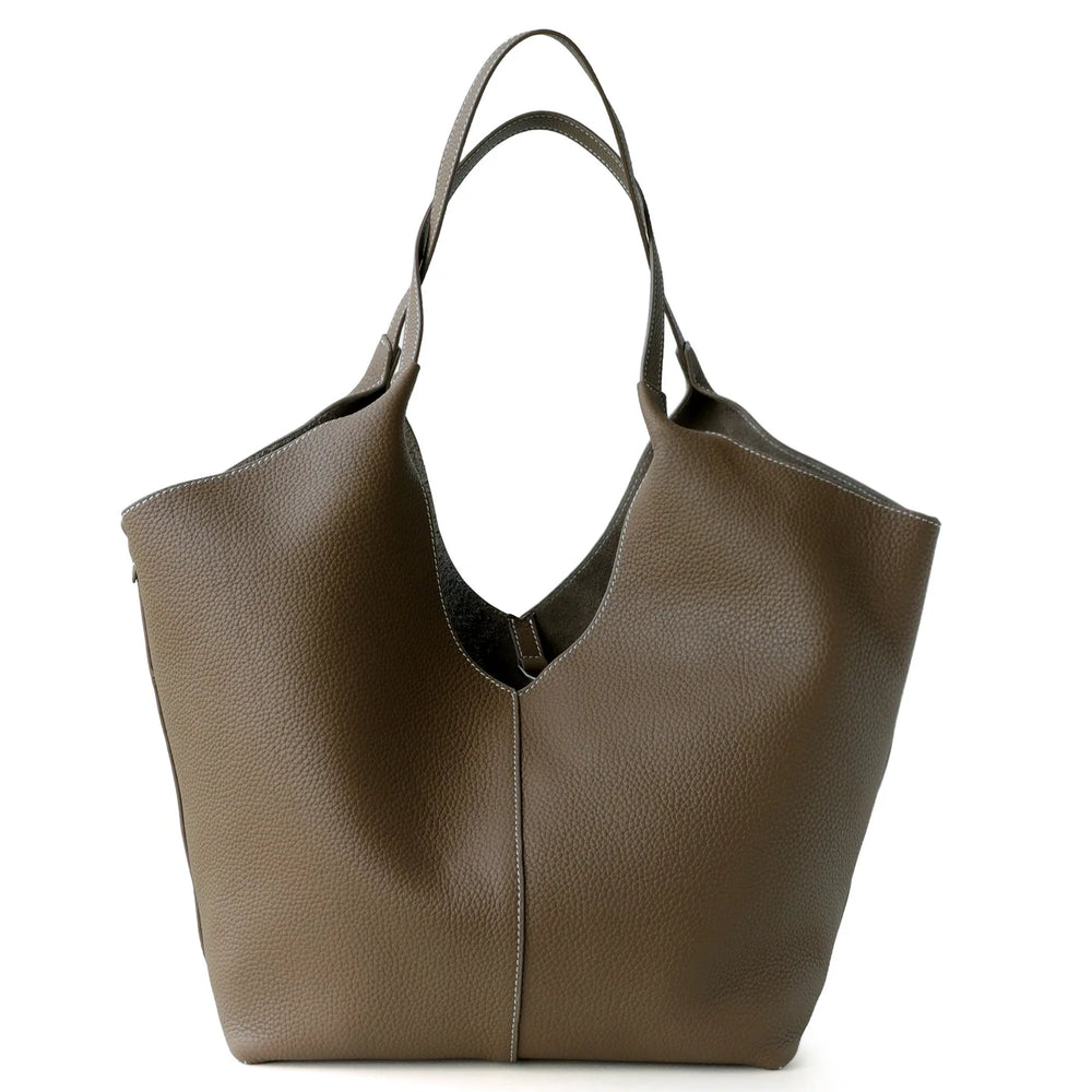 Soft Textured Tote Bag | Everyday Minimalist Handbag | Braviixx