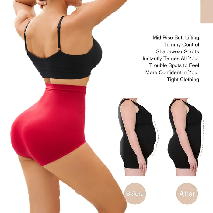 Tummy Control Thong Women High Waist Hip Shapewear Panties Sculpting Flat Seamless Sexy Butt Lifter Shapewear Lady Tummy Control