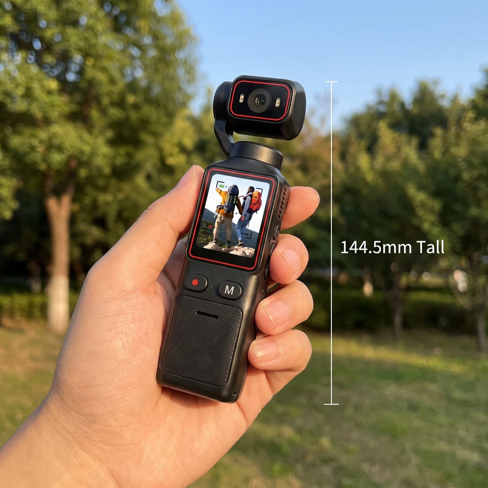 Pocket Gimbal Camera | 3-Axis Stabilization & Touch Display | Braviixx