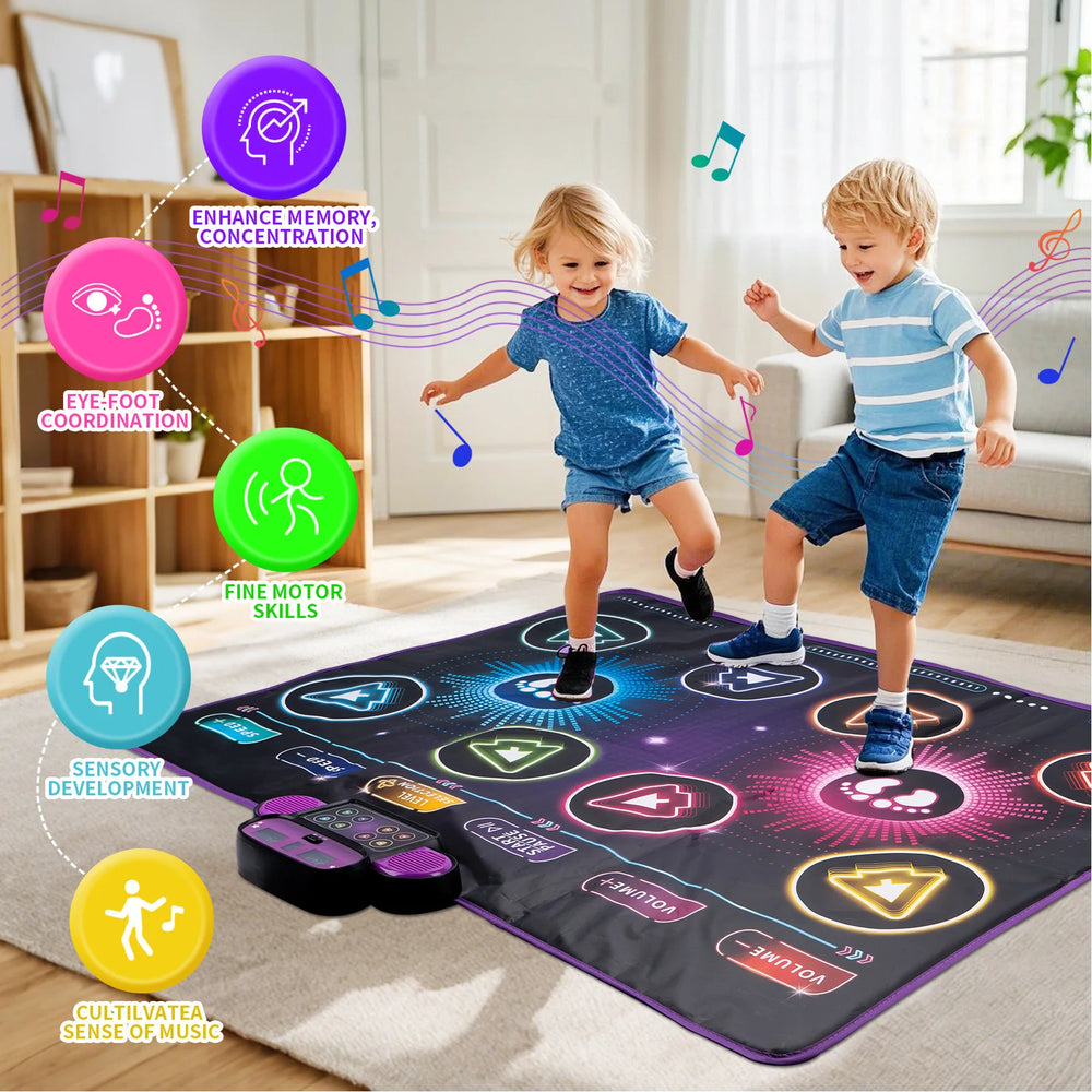 Dual-Player Electronic Dance Mat | Braviixx
