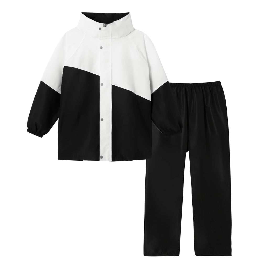 Kids’ Hooded Zip-Front Raincoat | Braviixx