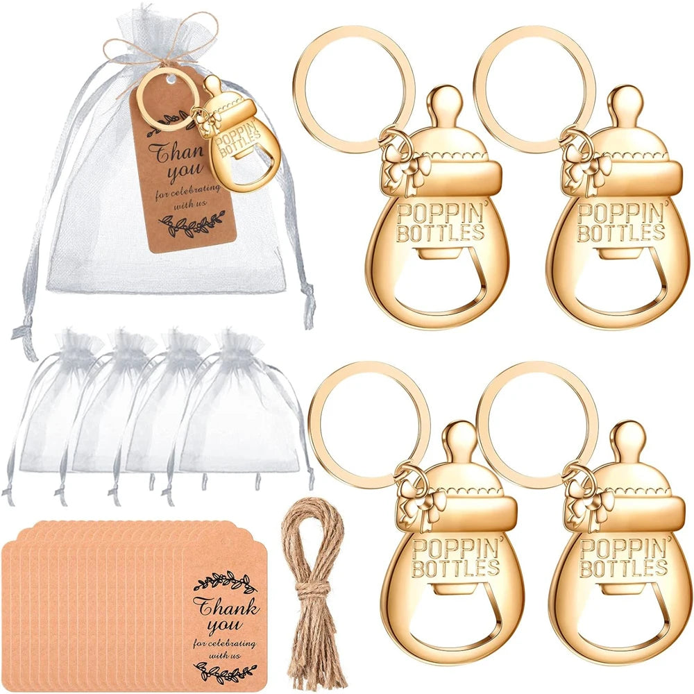 10-Pack Baby Shower Bottle Opener Favors | Braviixx