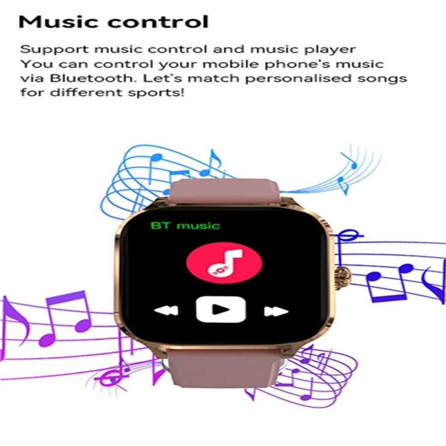 2.01" Bluetooth Smart Watch with Full-Touch HD Display | Braviixx