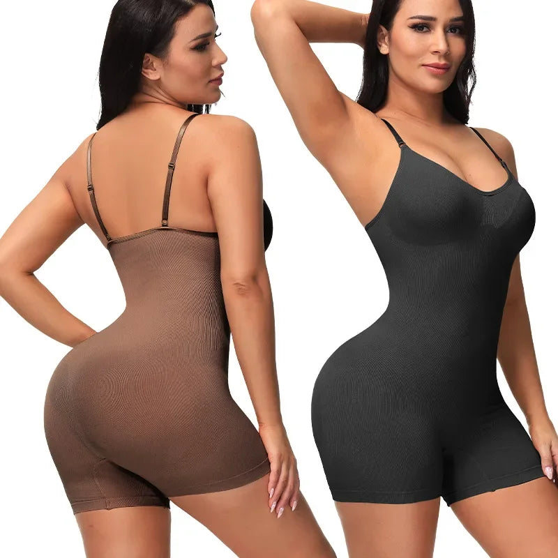 Women's Mid-Thigh Shapewear Bodysuit | Braviixx