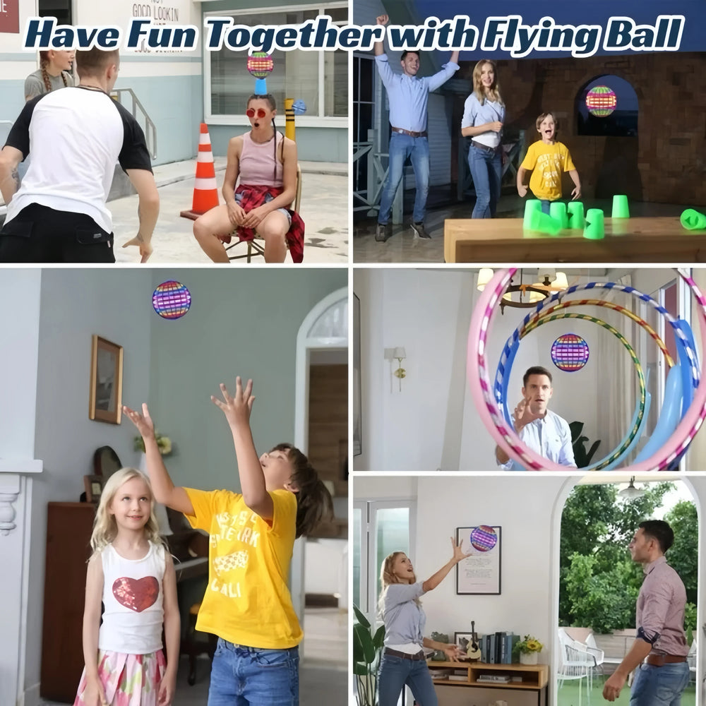 LED Flying Spinner Ball with Hand Control | Braviixx