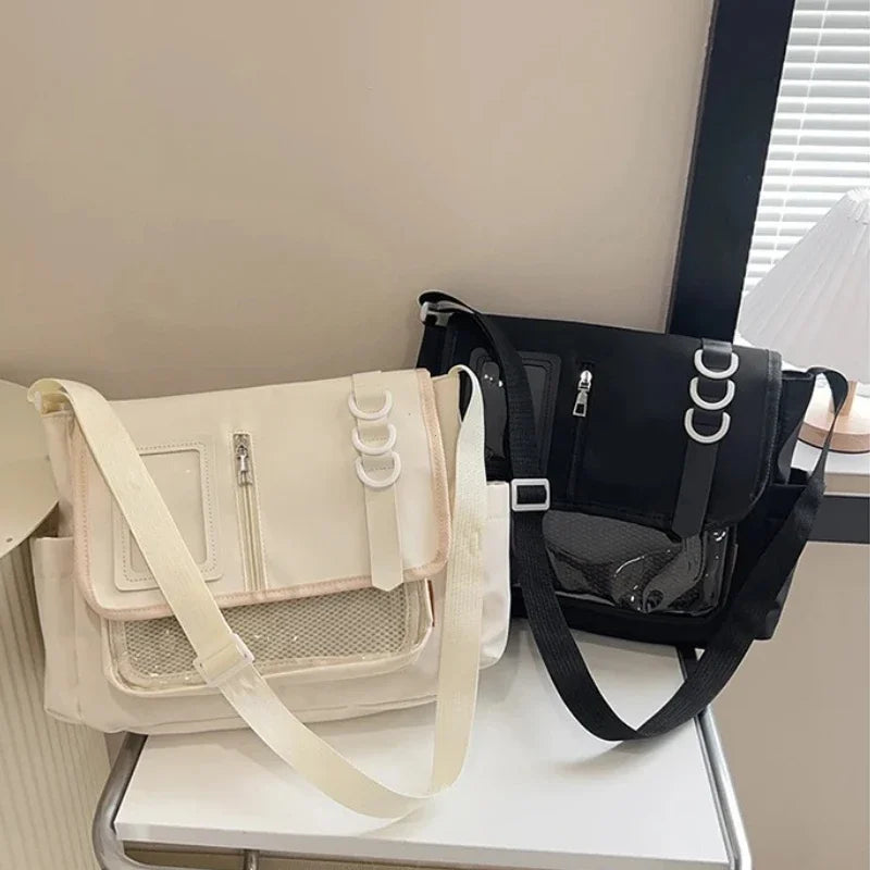 Ita Display Crossbody Bag | Clear Window & Adjustable Strap | Braviixx