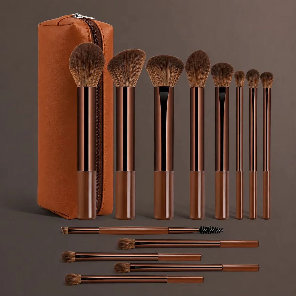 Makeup Brush Set | 13–22 Piece Options with Bag & Sponges | Braviixx