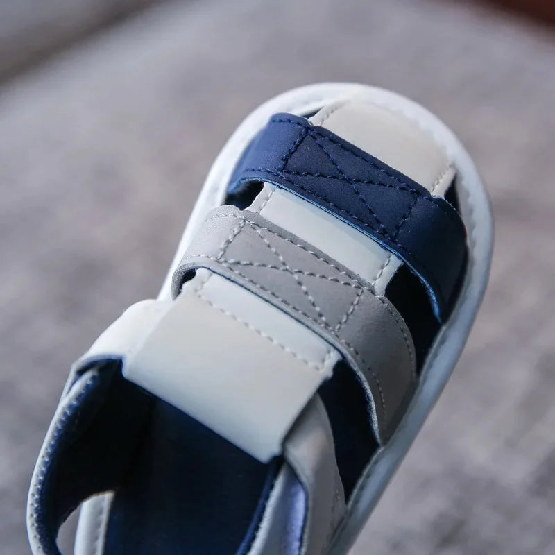 Baby Two-Tone First-Step Sandals | Braviixx