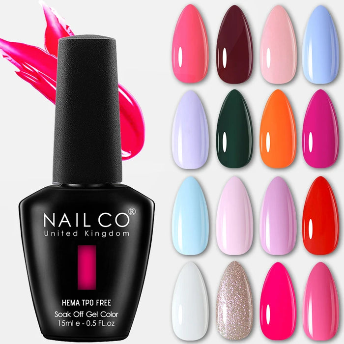 15ml UV/LED Gel Nail Polish | 132 Shade & Finish Options | Braviixx