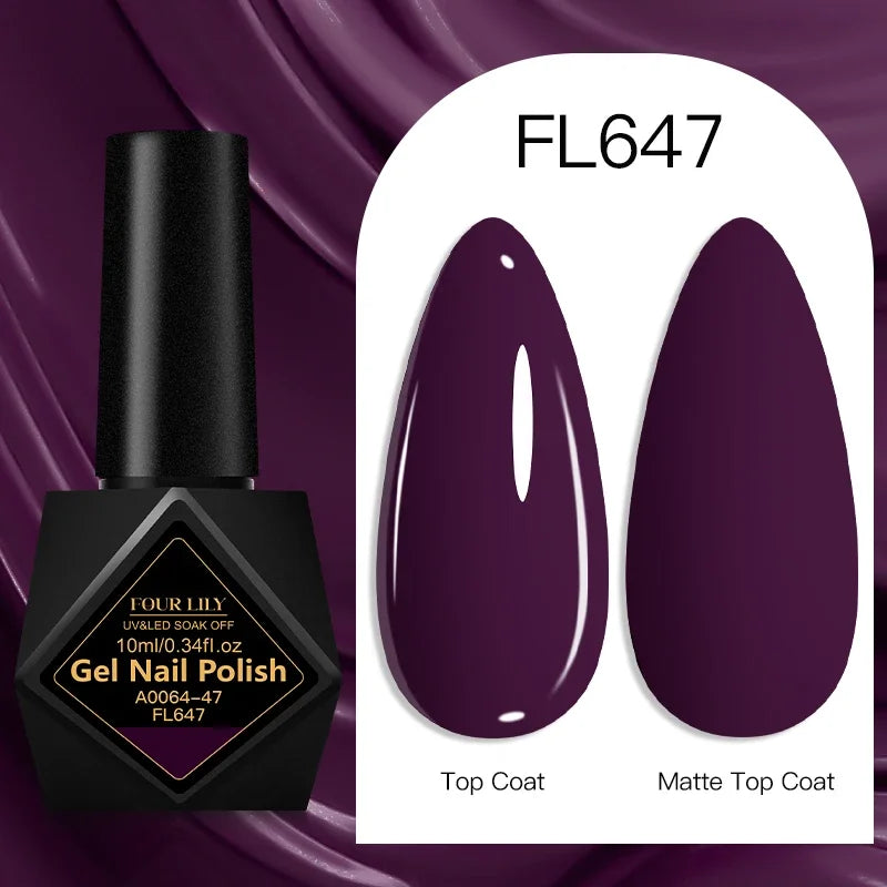 10ml UV/LED Gel Nail Polish | 152 Image-Based Shades | Braviixx