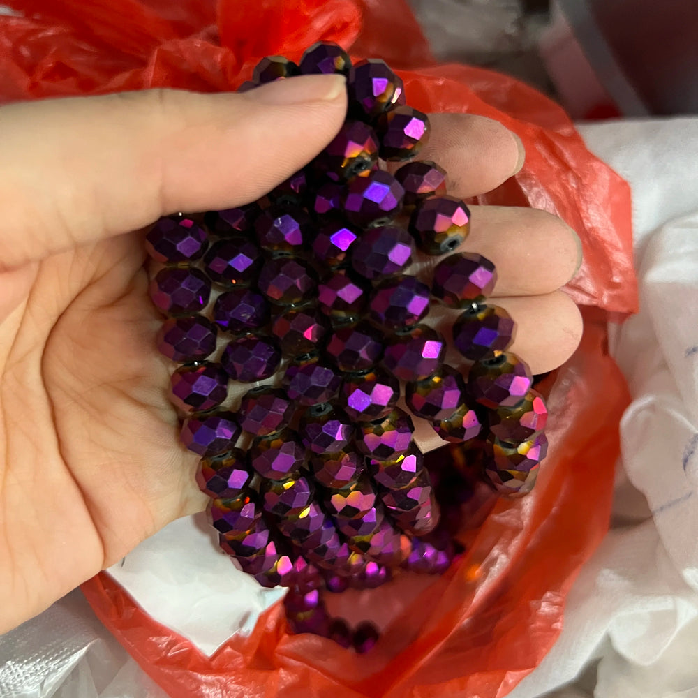 Women's Handmade Acrylic Crystal Bead Shoulder Bag
