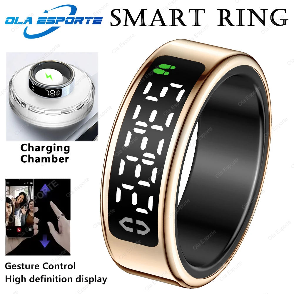 R12 Touch-Display Smart Ring with Wellness Tracking | Braviixx