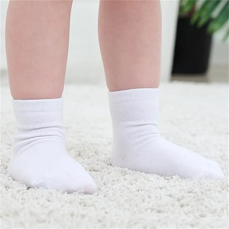 12-Pair Kids’ Grip Crew Socks | Braviixx
