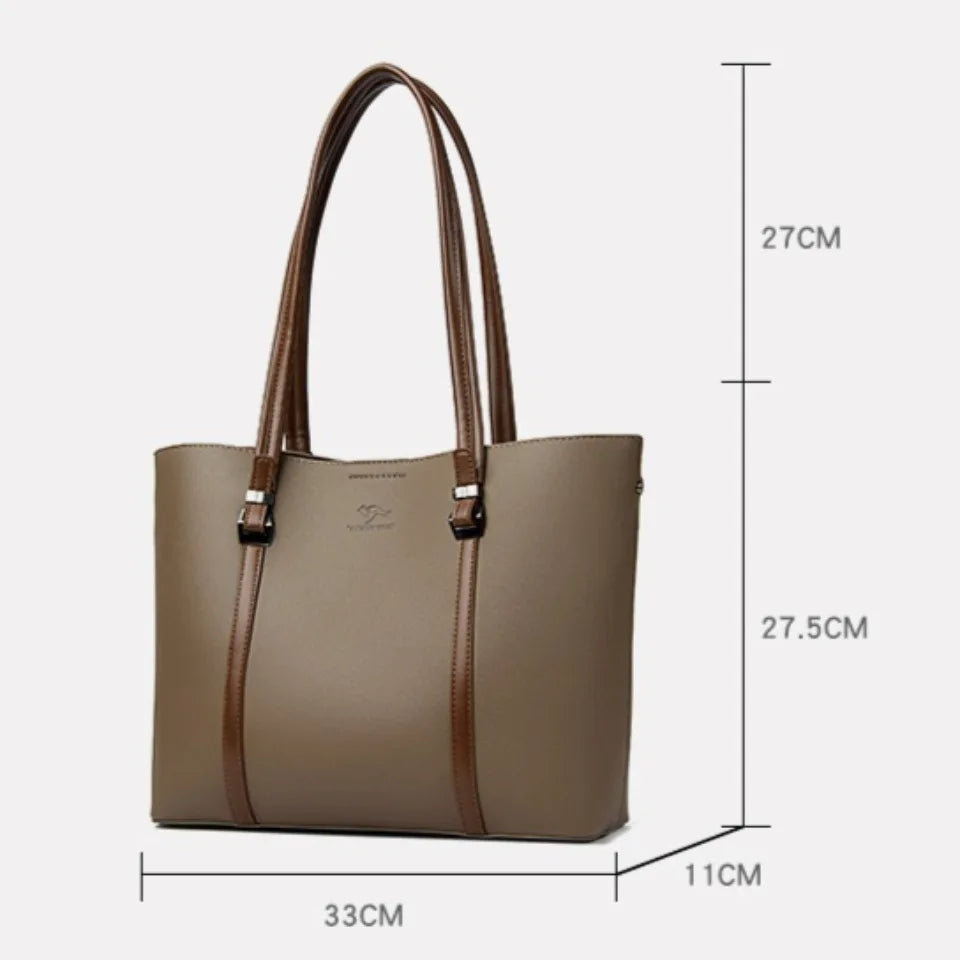 Shoulder Tote Bag | Twin Handles & Zip Closure | Braviixx