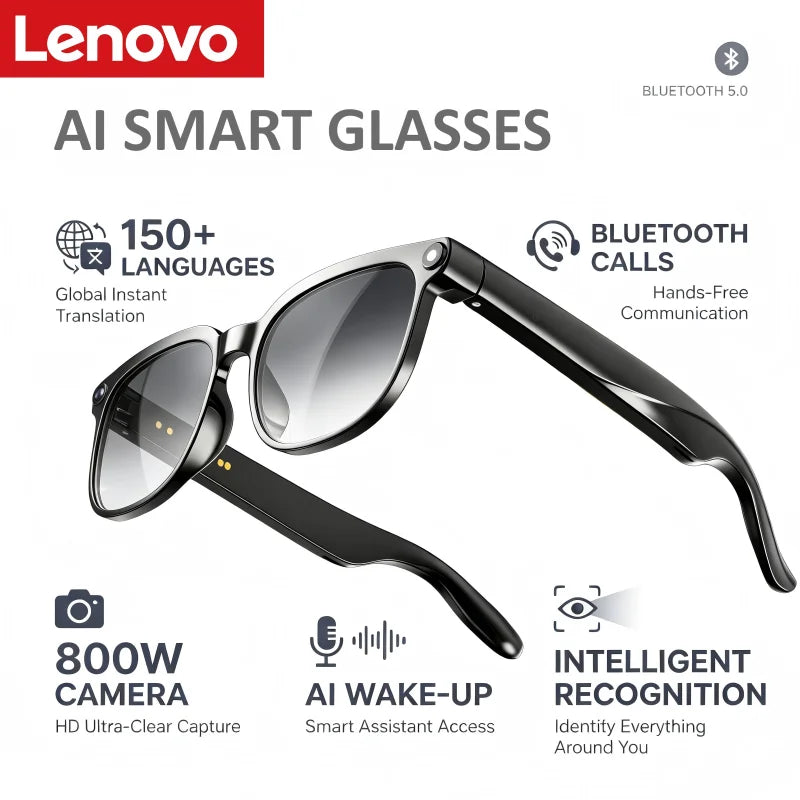 AI Camera Smart Glasses with Translation | Braviixx