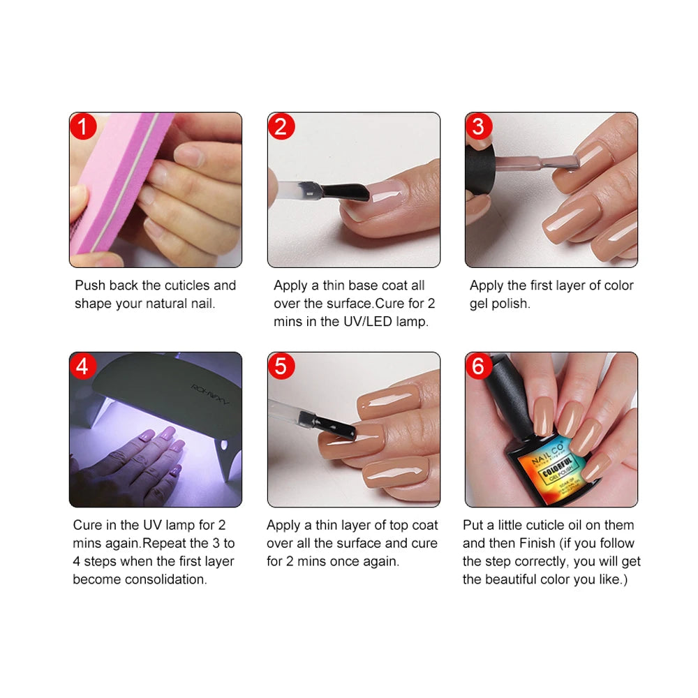 8ml UV/LED Gel Nail Polish | 112 Shade & Finish Options | Braviixx