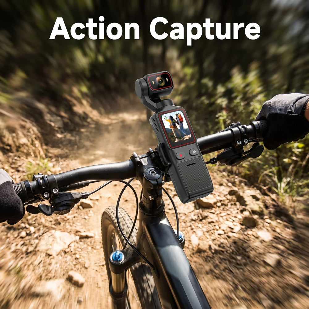 Pocket Gimbal Camera | 3-Axis Stabilization & Touch Display | Braviixx