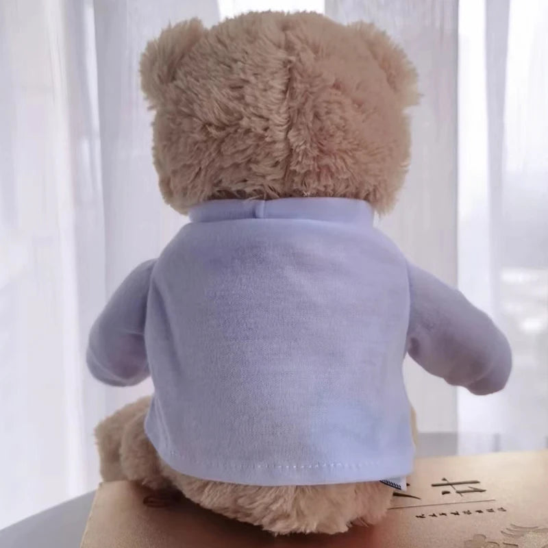 11-Inch Plush Teddy Bear with Removable T-Shirt | Baby Gift | Braviixx
