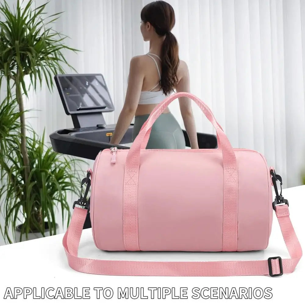 Women's Mini Gym Duffel Bag | Nylon Barrel Design | Braviixx