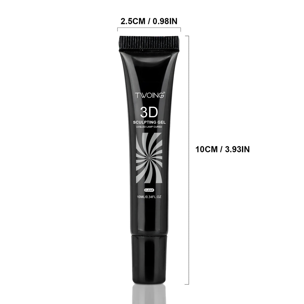 10ml 3D Nail Art Sculpting Gel | 1 or 3-Piece Options | Braviixx