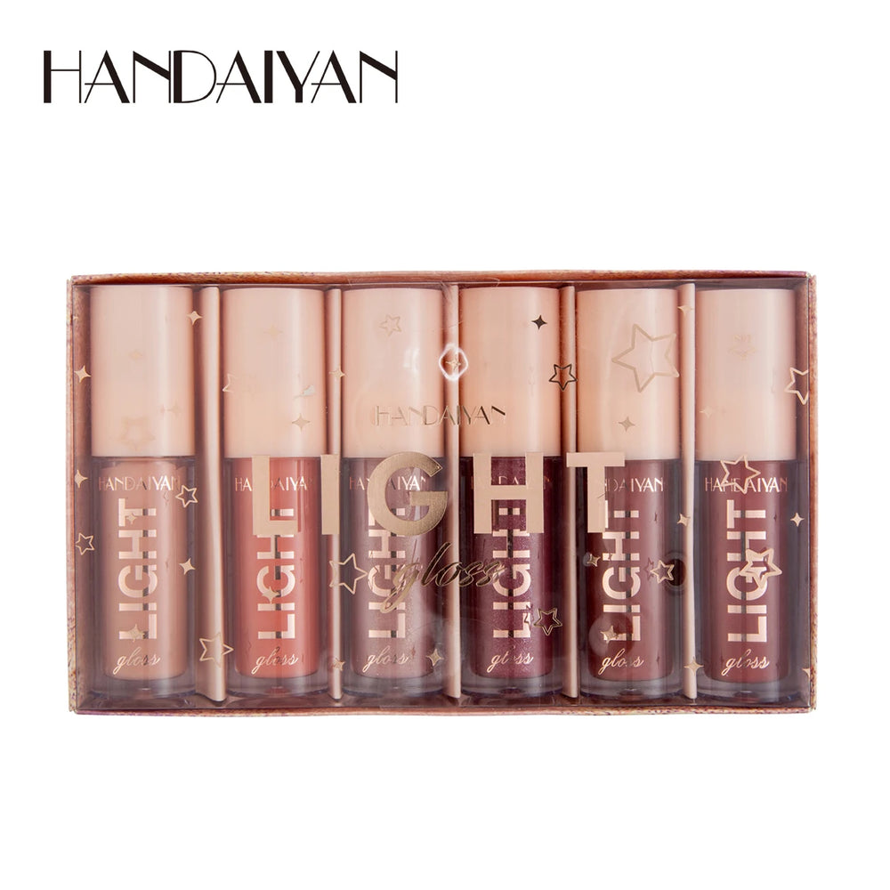 6-Piece Lip Gloss Set | Liquid Lip Stain | A/B Shade Collections | Braviixx