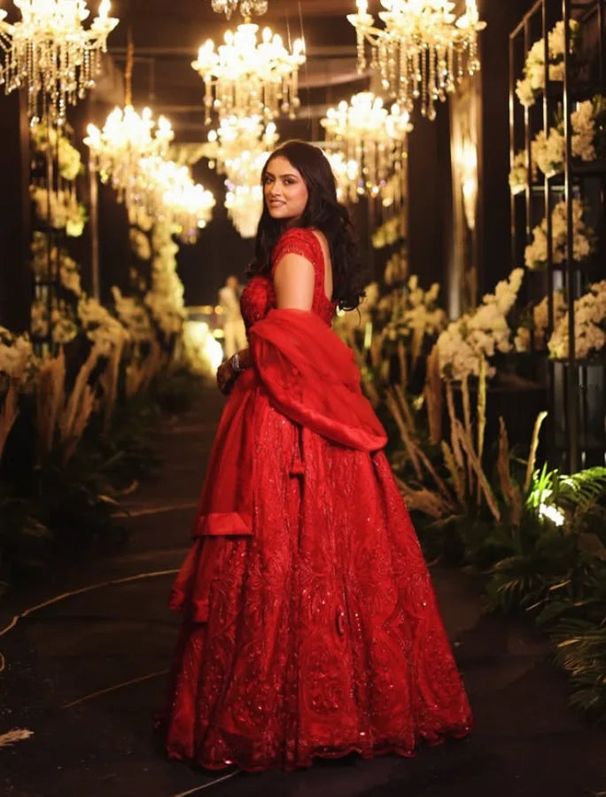 Embellished Lehenga Set | Occasion Wear with Wrap | Braviixx