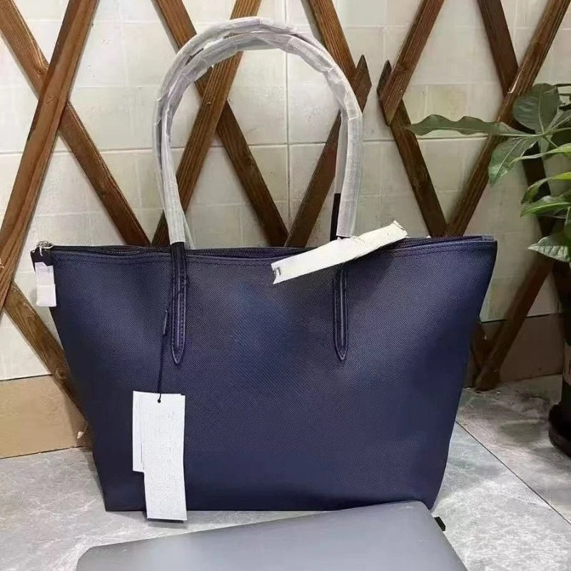 Minimalist Zip-Top Tote Bag | Textured Finish & Twin Handles | Braviixx