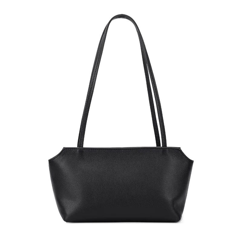 Mini Textured Shoulder Bag | Minimalist Zip Handbag | Braviixx