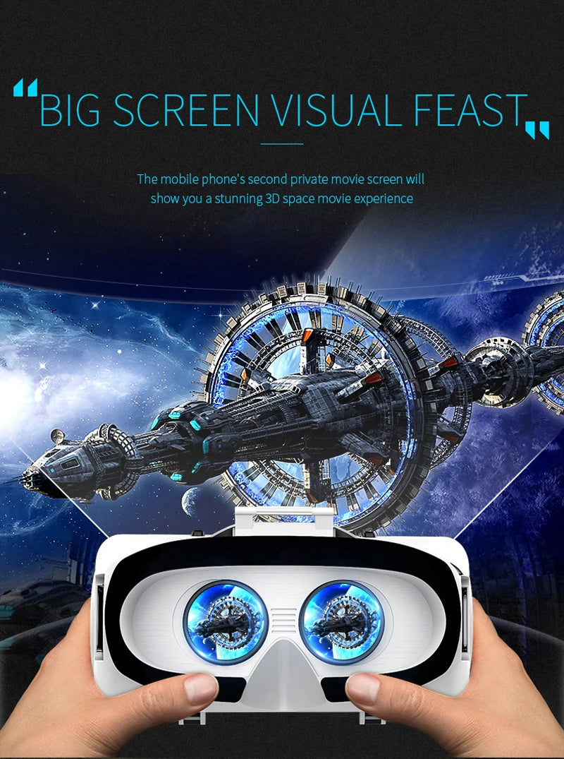 Smartphone VR Glasses | Adjustable Focus & Remote Bundles | Braviixx
