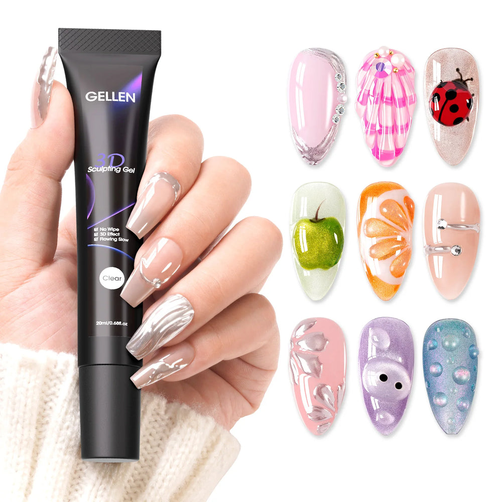 30g 3D Sculpting Gel Nail Art Kit | Builder & Extension Gel Options | Braviixx