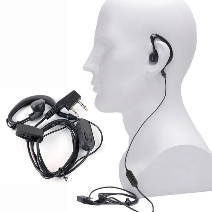 2-Pin K-Port Walkie Talkie Earpiece | Braviixx