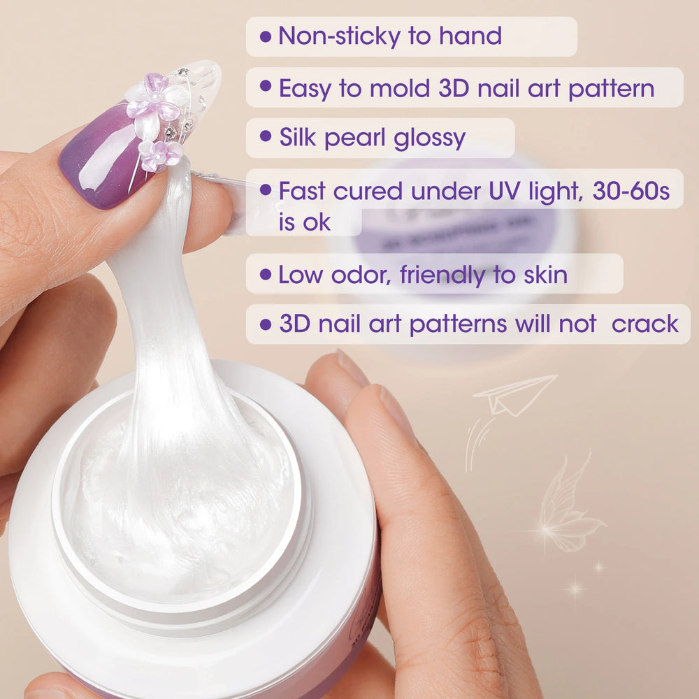 30g 3D Sculpting Gel Nail Art Kit | Builder & Extension Gel Options | Braviixx