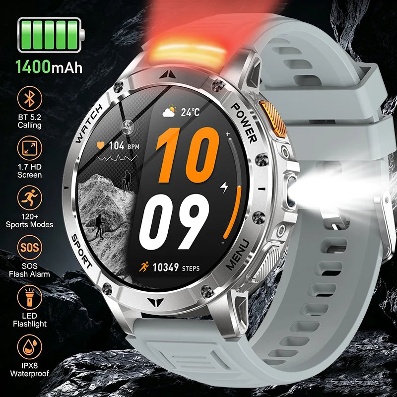 1.7-inch Rugged IPS Smart Watch | Braviixx