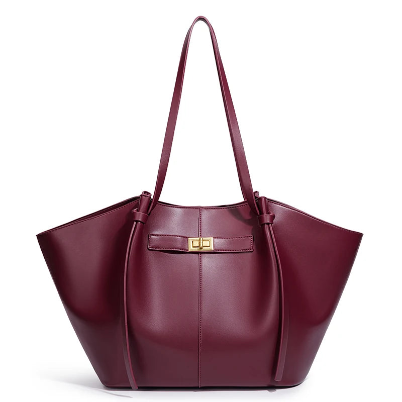 Wing-Shaped Tote Bag | Oversized PU | Braviixx