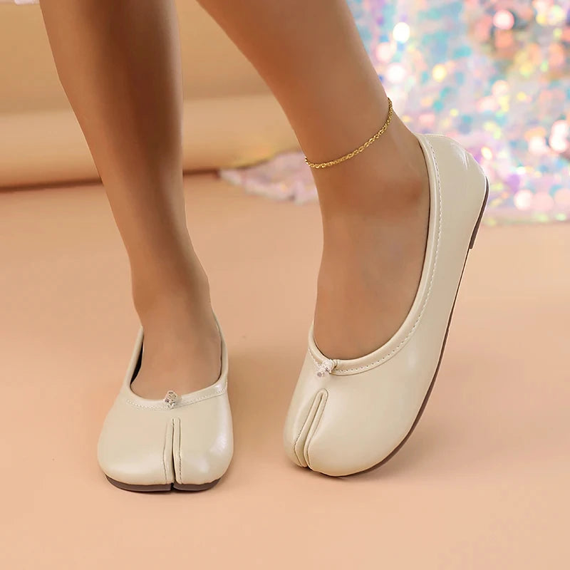 2026 All-Season New Women's Gentle Flat Sole Flats - Bowknot Comfortable Mom Shoes, Multiple Options Available Casual Shoes