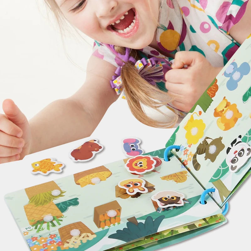 Kids' Reusable Sticker Quiet Book | Braviixx