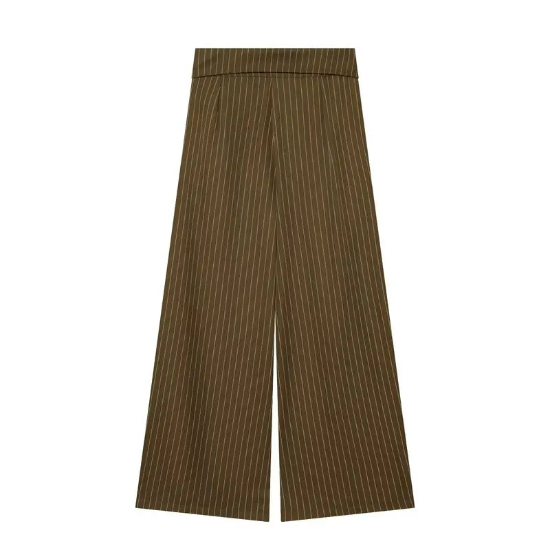 Women's Casual Wide Leg Pants Spring Summer 2026 Knot Waist Cinched Loose Fit Trousers Elegant Fashion Ladies