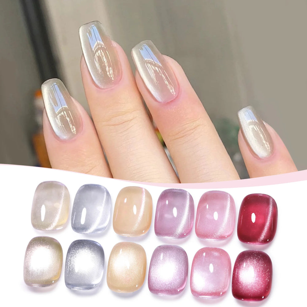 10ml Magnetic Cat-Eye Gel Nail Polish | Multi-Shade Collection | Braviixx
