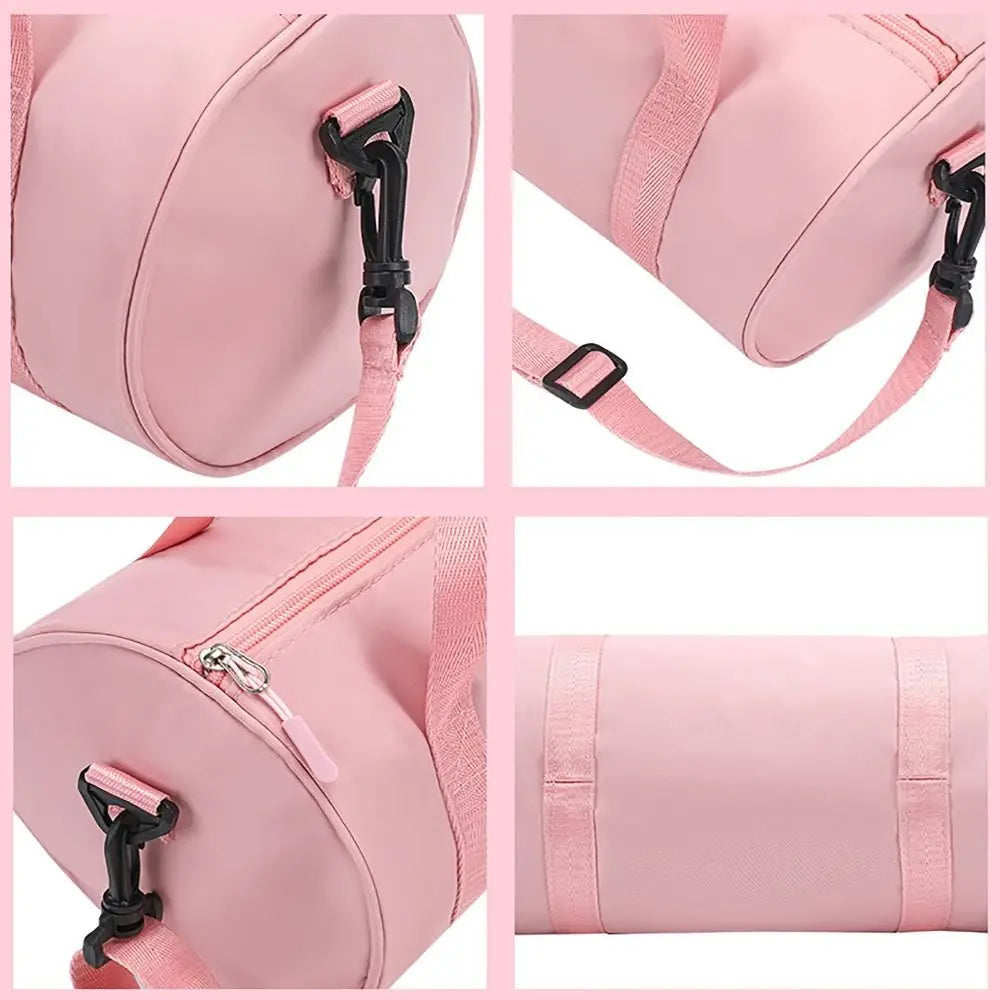 Women's Mini Gym Duffel Bag | Nylon Barrel Design | Braviixx