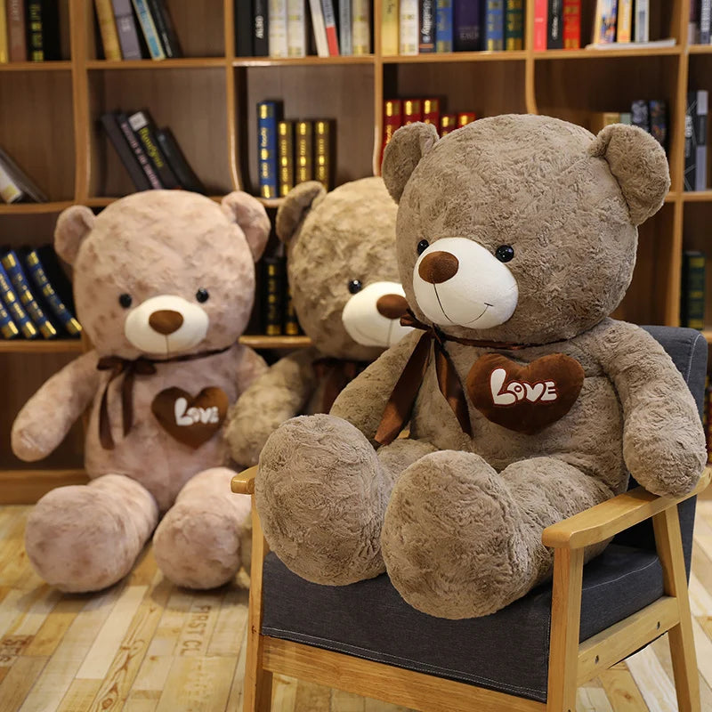 Large 60cm Teddy Bear Plush Pillow | Love Gift | Braviixx