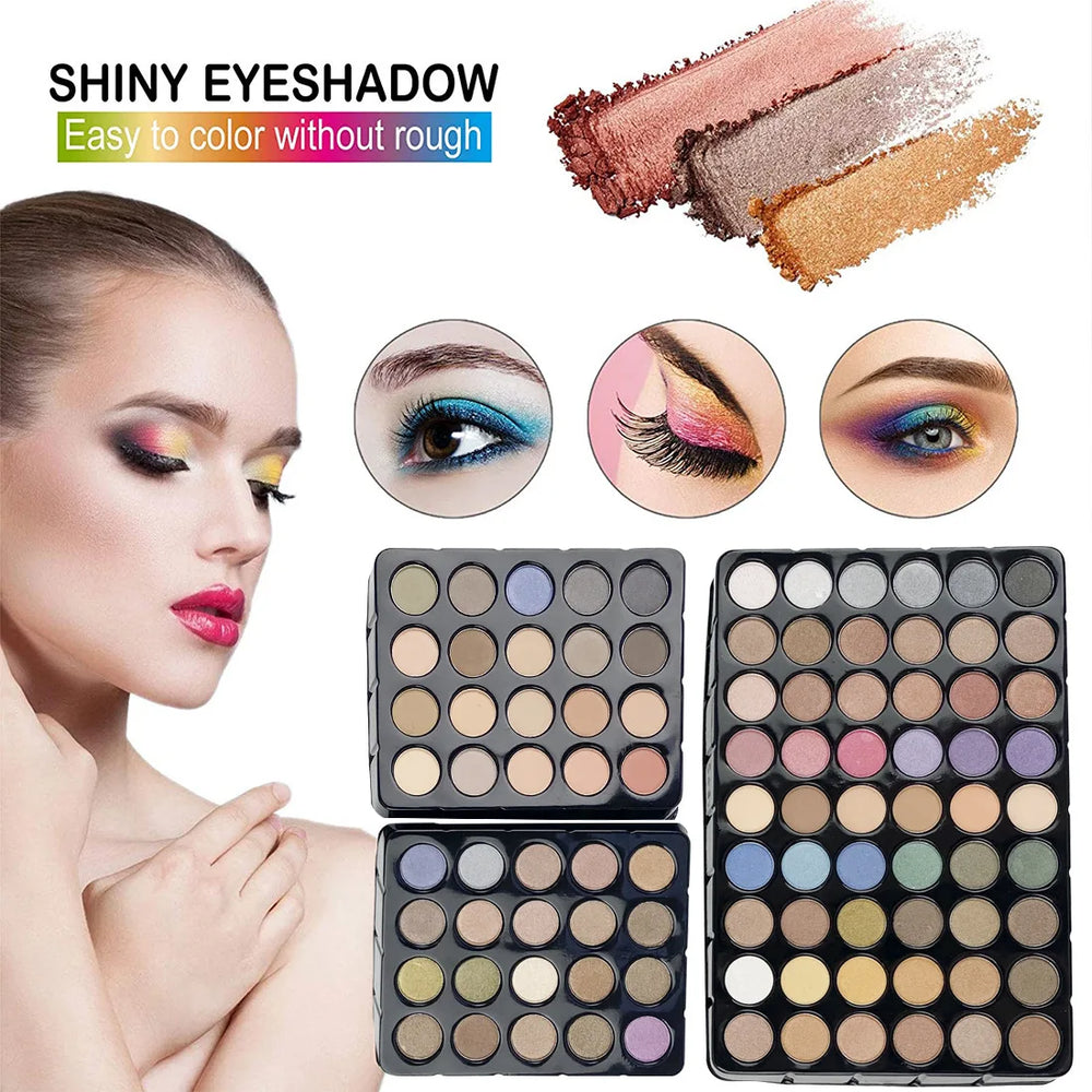 132-Color Makeup Kit | Lipstick, Liner, Powder & Concealer | Braviixx